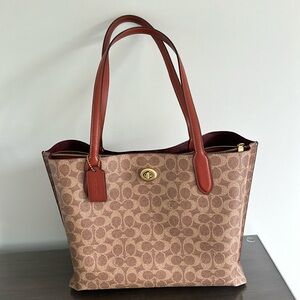 Coach monogram tote